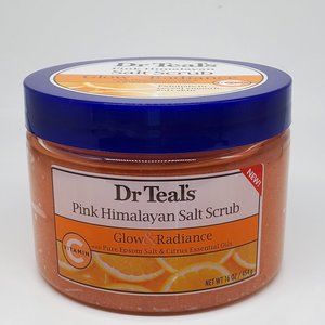 Dr. Teal's Pink Himalayan Salt Scrub Glow and Radiance 16oz